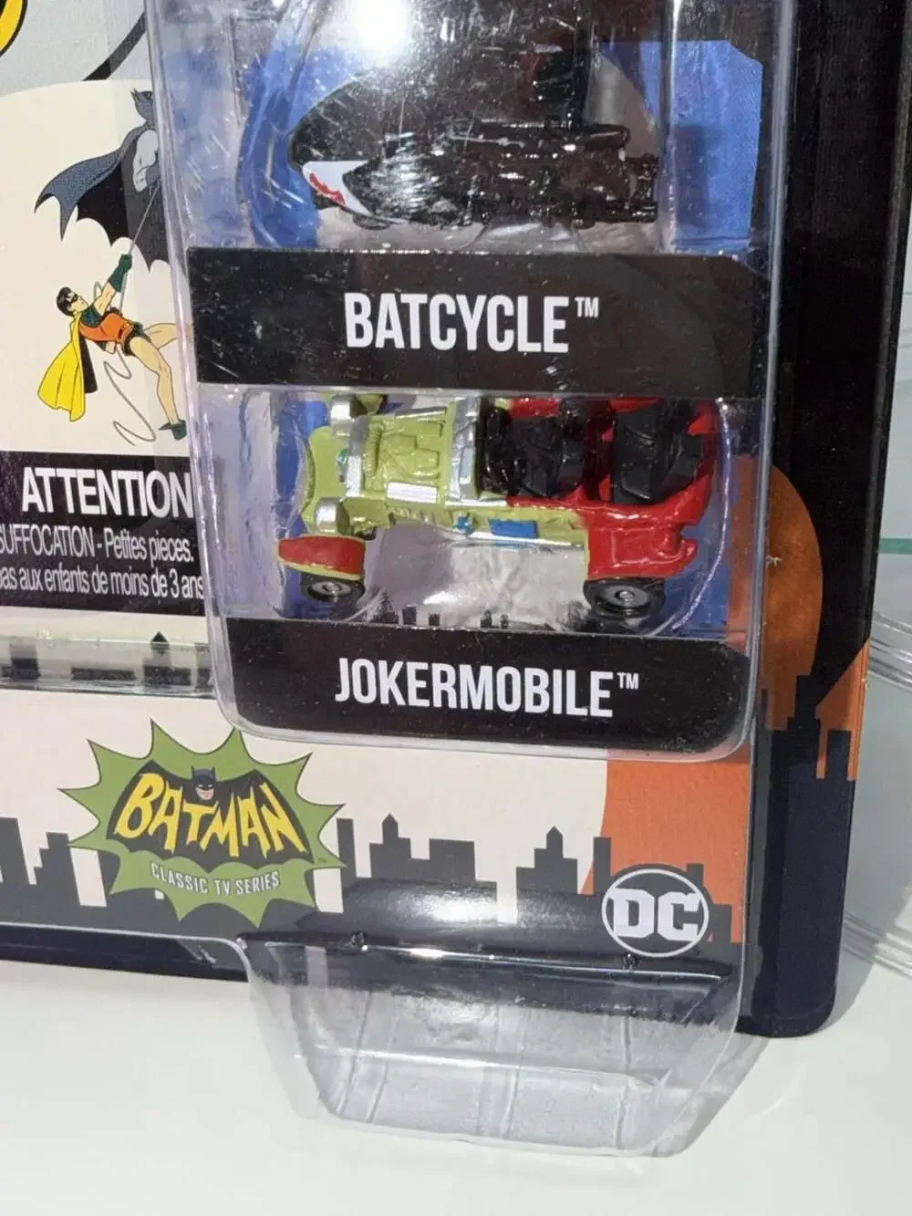 Jada Toys Batman Classic TV Series Nano Hollywood Rides 3-Pack Die-Cast